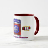 82e Luchtvaartdivisie Irak en Afghanistan Veteraan Mok (Voorkant rechts)