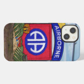 82e Luchtvaartdivisie Vietnam Nam War iPhone Hoesje (Achterkant horizontaal)