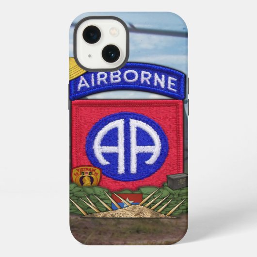82e Luchtvaartdivisie Vietnam Nam War iPhone Hoesje (Achterkant)