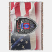 82e luchtvaartsector Alle Amerikaanse schepen Deken (Voorkant Verticaal)