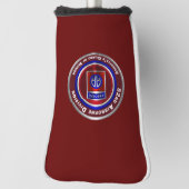 82e luchtvaartsector Gepersonaliseerd ontwerp Golfheadcover (Draai 90)