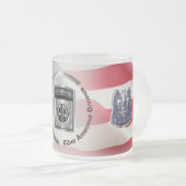 82e luchtvaartsector Gepersonaliseerd ontwerp Matglas Koffiemok (Voorkant rechts)