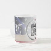 82e luchtvaartsector Gepersonaliseerd ontwerp Matglas Koffiemok (Voorkant links)