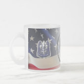 82e luchtvaartsector Gepersonaliseerd ontwerp Matglas Koffiemok (Links)