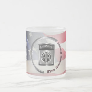 82e luchtvaartsector Gepersonaliseerd ontwerp Matglas Koffiemok