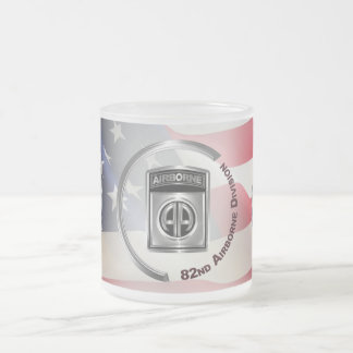 82e luchtvaartsector Gepersonaliseerd ontwerp Matglas Koffiemok