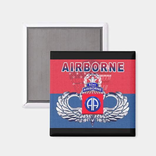 82e luchtvaartsector: "Moet hebben" Magneet (Voorkant / Achterkant)