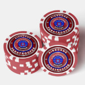 82e luchtvaartsector — Paratroopers Poker Chips (Opstapeling)