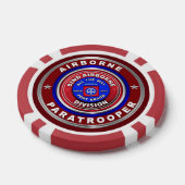 82e luchtvaartsector — Paratroopers Poker Chips (Enkel)