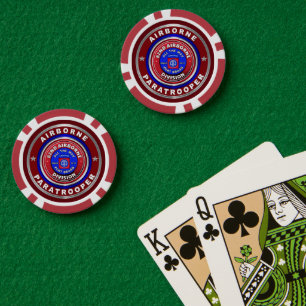 82e luchtvaartsector — Paratroopers Poker Chips