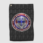 82e luchtverkeersdienst 2e brigade 325e PIR Golfhanddoek (Voorkant)