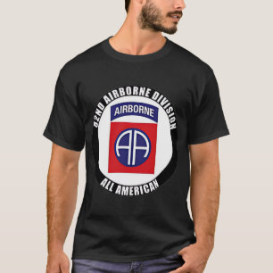 82e luchtverkeersdivisie Alle Amerikaanse militair T-shirt