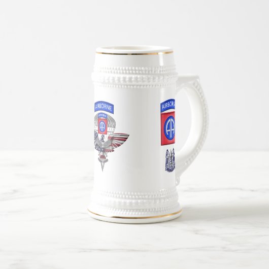 82e luchtverkeersdivisie "De hele weg" Bierpul (Voorkant rechts)