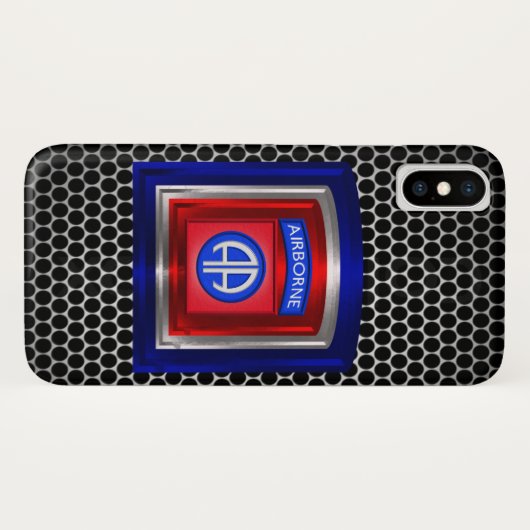 82e luchtverkeersdivisie "De hele weg" Case-Mate iPhone Case (Achterkant (horizontaal))