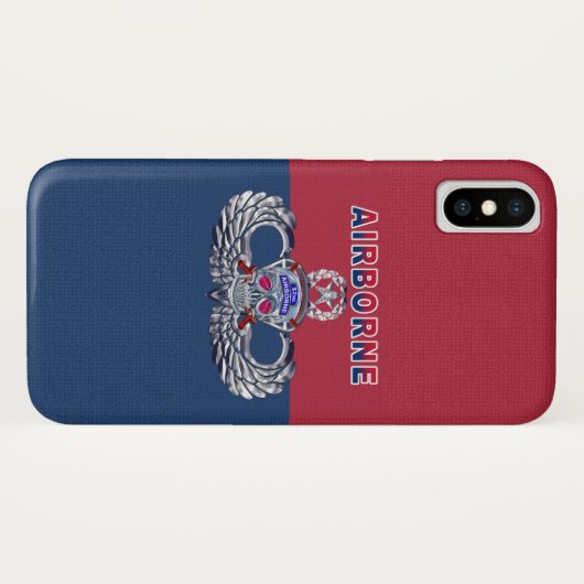 82e luchtverkeersdivisie "De hele weg" Case-Mate iPhone Case (Achterkant (horizontaal))