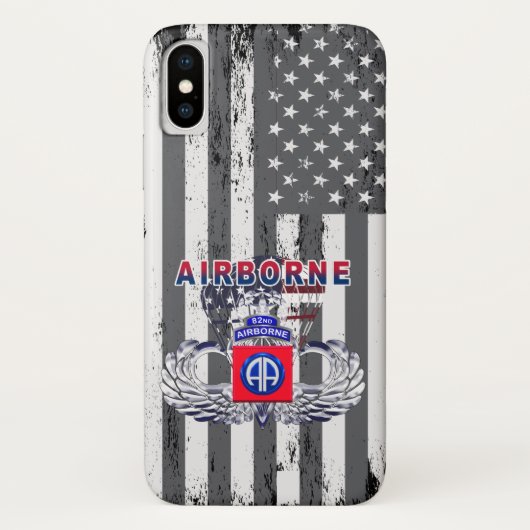 82e luchtverkeersdivisie "De hele weg" Case-Mate iPhone Case (Achterkant)