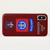 82e luchtverkeersdivisie "De hele weg" Case-Mate iPhone Case (Achterkant (horizontaal))