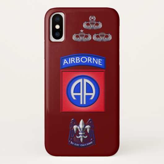 82e luchtverkeersdivisie "De hele weg" Case-Mate iPhone Case (Achterkant)
