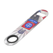 82e luchtverkeersdivisie "De hele weg" Speed Flessenopener (Voorkant Gekanteld)