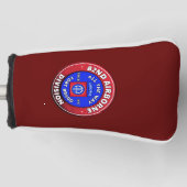 82e luchtverkeersdivisie  ontwerp van Logo Golfheadcover (Voorkant)
