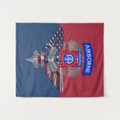 82e luchtverkeersdivisie Proud Veteran Wandkleed (Voorkant (horizontaal))