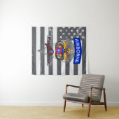 82e luchtverkeersdivisie Silver Chute Wandkleed (In Situ (horizontaal))