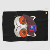 82e luchtverkeersdivisie "too Cool Cat" Golfhanddoek (Horizontaal)