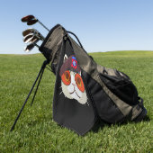 82e luchtverkeersdivisie "too Cool Cat" Golfhanddoek (Groen)