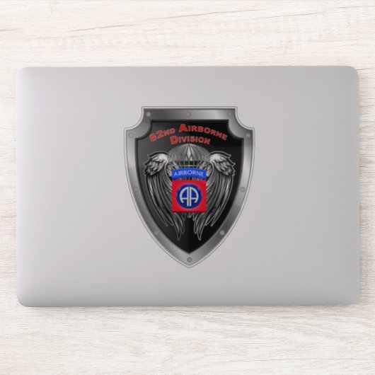 82e luchtverkeersdivisie "Vliegtuigen over de hele Sticker (Computer)