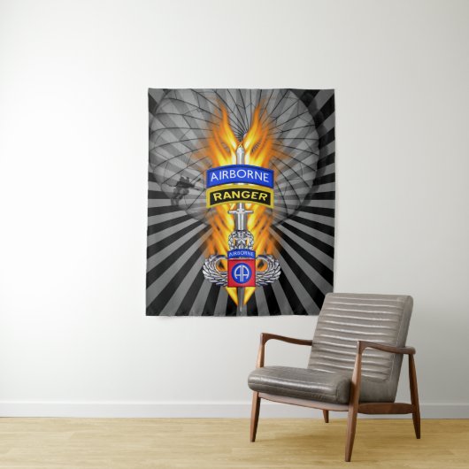 82e luchtverkeersdivisie "Vliegtuigen over de hele Wandkleed (In situ)