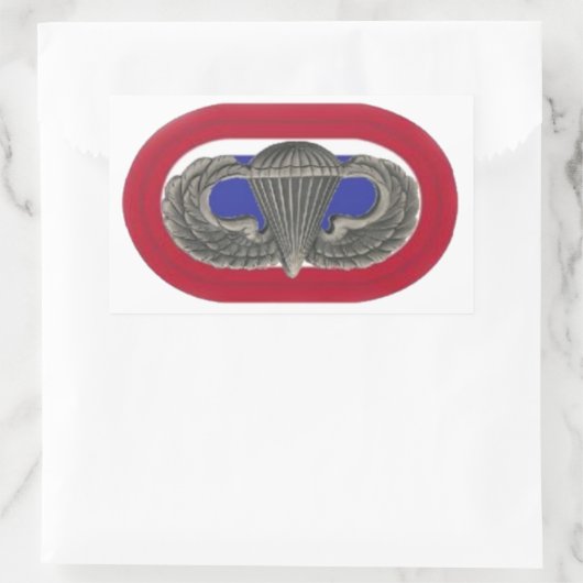 82E LUCHTVERSPRINGVLEUGELS/OVALE STICKERS (Tas)