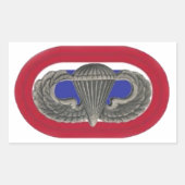 82E LUCHTVERSPRINGVLEUGELS/OVALE STICKERS (Voorkant)