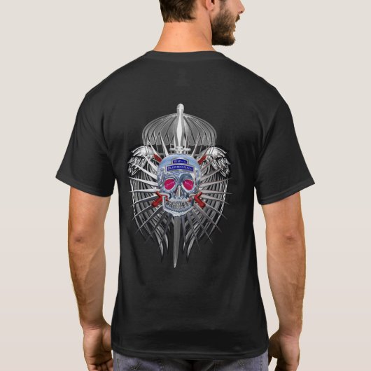 82e luchtzeef metalen vleugels t-shirt (Achterkant)