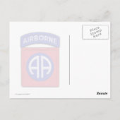 82e pleister voor door de luchtafdeling gedragen p briefkaart (Achterkant)