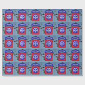 82e pleister voor veteranen in de lucht cadeaupapier (Vlak)