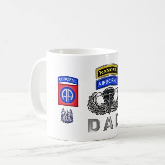 82e Ranger Airborne Pa Koffiemok (Voorkant links)