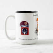 82e Signal Battalion Historic Coffee Mok #1 (Links)