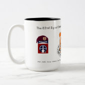 82e Signal Battalion Historic Coffee Mok #1 (Links)