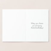 82e verjaardag - Art Deco geïnspireerde look "82"  Folie Kaarten (Binnen)