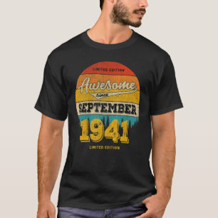 82e verjaardag in SEPTEMBER 2023 Geweldige sinds 1 T-shirt