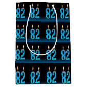 82e verjaardag met oogbolkaarsen medium cadeauzakje (Voorkant)