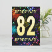 82e verjaardag van de uitnodigingen van het Vuurwe (Staand voorkant)