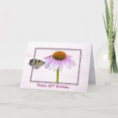 82e verjaardag vlinder op de kloontrap kaart (Voorkant)