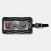 82e Veteraan, divisie Luchtvaart Bagagelabel (Voorkant horizontaal)