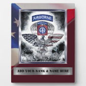 82e Veteraan, divisie Luchtvaart Fotoplaat (Voorkant)