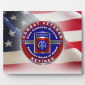 82e Veteraan, divisie Veteraan in ruste Fotoplaat (Voorkant)