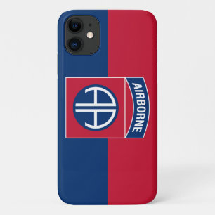 82e Veteraan, divisie Vlag militaire veteraan Case-Mate iPhone Case