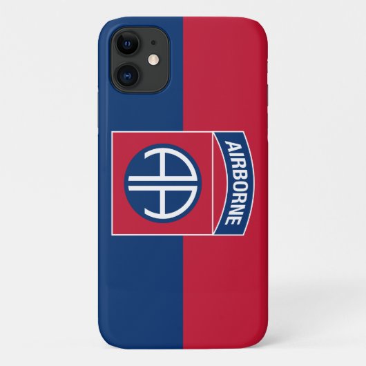 82e Veteraan, divisie Vlag militaire veteraan Case-Mate iPhone Case (Achterkant)