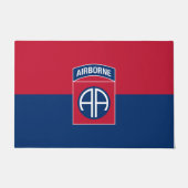 82e Veteraan, divisie Vlag militaire veteraan Deurmat (Voorkant)