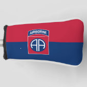 82e Veteraan, divisie Vlag militaire veteraan Golfheadcover (Voorkant)